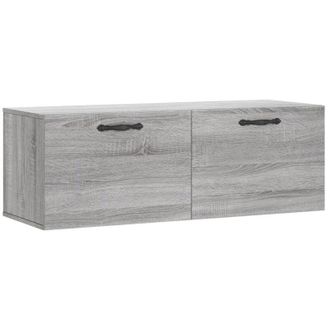 vidaXL Armario De Pared Madera Ingenier&iacute;a Gris Sonoma 100x36,5x35 Cm Vidaxl