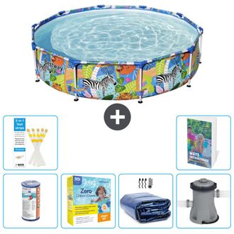 Bestway Piscina Bestway Steel Pro Redonda - Selva - 305x66 Cm - 7-piezas S50