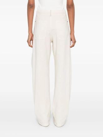 Brunello Cucinelli Womens Pleated Pocket Trousers Aw25 W