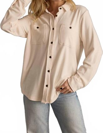 Panache Super Soft Button Up Shirt In Ivory