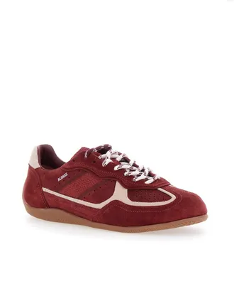Alohas Womens Sneakers Burgundy Suede Trainers
