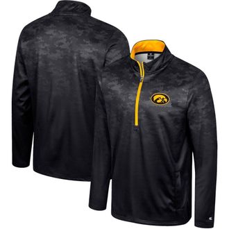 Colosseum Mens Colosseum Black Iowa Hawkeyes The Machine Half-Zip Jacket at Nordstrom, Size Medium
