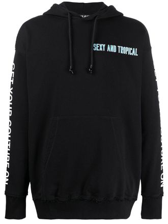 Versace Jeans Couture Felpa con stampa - Nero