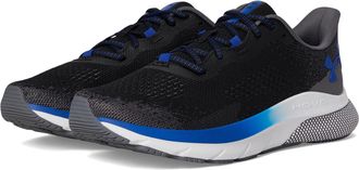 Under Armour Mens HOVR Turbulence 2 Running Shoe, Black/Castlerock/Royal, 10.5 UK