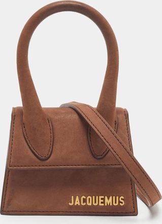 Jacquemus Le Chiquito Mini Nubuck Leather Top Handle Bag