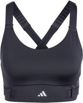 adidas FastImpact Luxe Run High Support Sports Bra in Black at Nordstrom Rack, Size X-Large D/dd