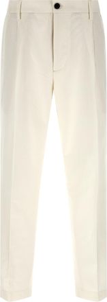 Department Five White Cotton Casual Mens Pants