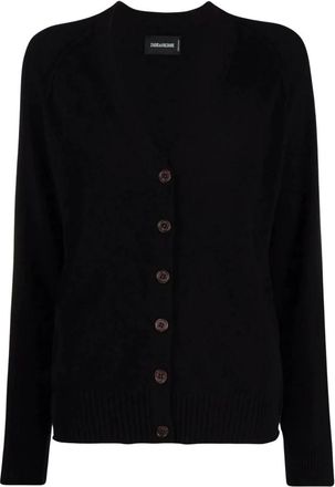 Zadig&Voltaire Cardigan con patch a stella - - Knitwear - Donna - Nero - S