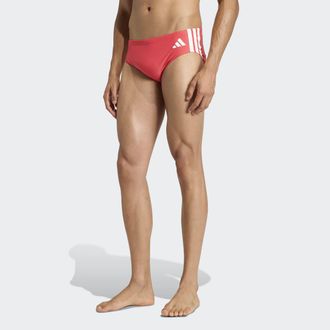 adidas Badehose ADIDAS PERFORMANCE 3S BLD TRUNK, Herren, Gr. 10 (XL), N-Gr, semi lucid rot, wei&szlig;, Obermaterial: 78% Polyamid, 22% Elasthan, Badehosen Badehos