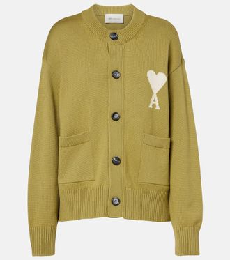 Ami C&aacute;rdigan Ami de Coeur de lana y algod&oacute;n