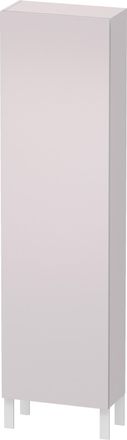 Duravit Duravit L-cube Armario Alto, Anchura 500mm, Profundidad 243mm, 1 Puerta, Con Bisagra A La Izquierda, Color: Blanco Lila Seda Laca Mate - Lc1171l8787