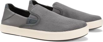 Olukai Mens LaeAhi Kapa Slip-On Sneaker In Graphite / Dark Shadow