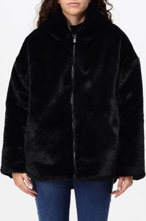 Save The Duck Davina Reversible Short Faux-Fur Jacket with Hood