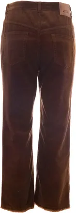 Isabel Marant Womens Trousers Ruthie Caramel Cotton Linen