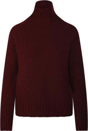 Max Mara Mantova Turtle Neck Sweater - Dames - Coltruien - Rood - S - Truien & Vesten