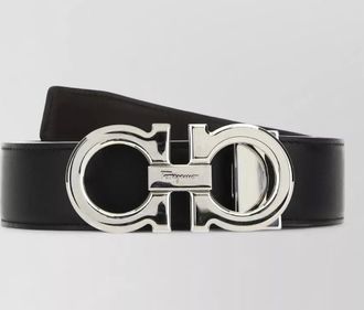 Ferragamo adjustable belt metal buckle