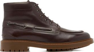 Bally 35mm B-Lug laarzen met amandelvormige neus - Bruin