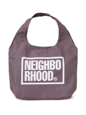 Neighborhood ID cotton tote bag - Grey