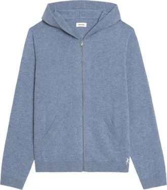 Zadig&Voltaire Felpa Clash con zip - Blu