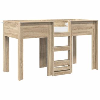 vidaXL Cama Litera Para Ni&ntilde;os Roble Sonoma 75 X 190 Cm Vidaxl