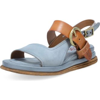 A.S.98 Seger Quarter Strap Sandal in Sky at Nordstrom, Size 10.5-11Us