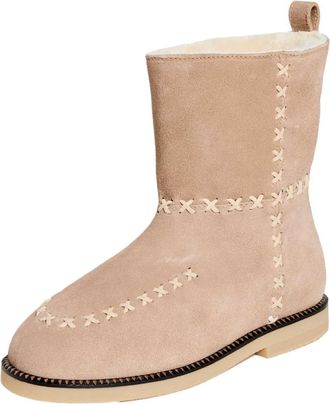 Freda Salvador Freda Salvador Rocky Stucco Suede Shearling 5056-STUCCO Womens