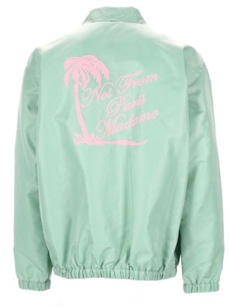 Dr&ocirc;le de Monsieur Slogan Palmiers Technical Polyamide Jacket - Green