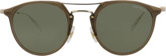Montblanc Aviator-Frame Injection Sunglasses