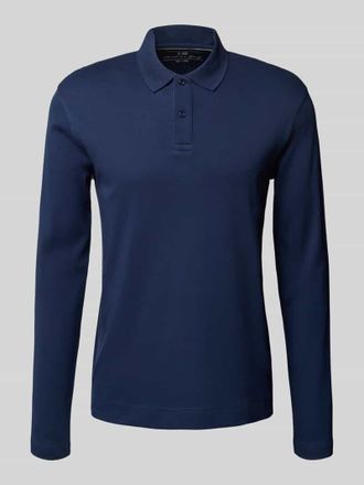 Christian Berg Regular Fit Poloshirt mit Knopfleiste in Dunkelblau, Gr&ouml;&szlig;e XL