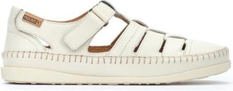 Pikolinos Soller Half Open Sandal - Dames - Sandalen - Wit - 36 EU - Leer - Schoenen