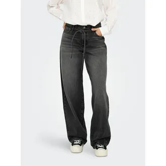 Only Jeans met wijde pijpen en trekkoord