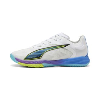 Puma Scarpe da pallamano Accelerate NITRO SQD 4 Game On unisex, Scarpe, Bianco, 43