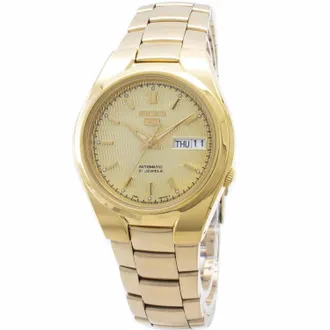 Seiko Mens Classic Gold Dial Watch