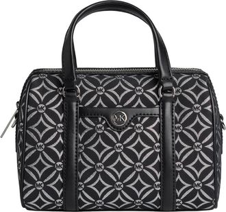 Michael Kors Compacte Jacquard Crossbodytas - Dames - Handtassen - Zwart - ONE Size - Katoen - Tassen