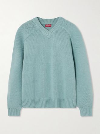 Staud Wilson Wool-blend Sweater - Green