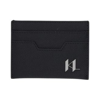 Karl Lagerfeld Heren, Accessoires, Zwart, Maat: ONE Size Leer