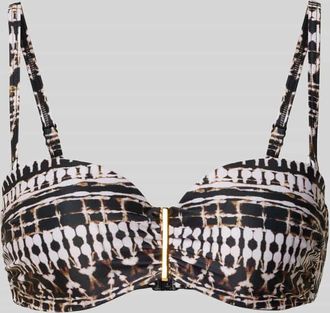 Dorina Balconette Bikini mit wattierten Cups Modell TOGO MAGO in Mittelbraun, Gr&ouml;&szlig;e 80B