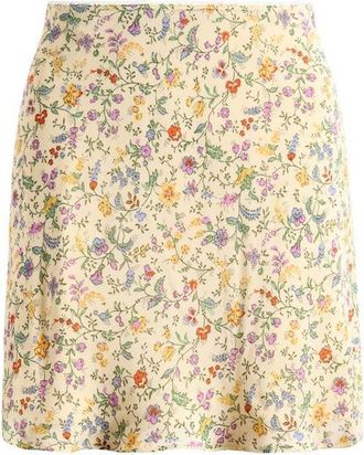 Reformation Brandy Miniskirt in Yasmeen at Nordstrom, Size Medium