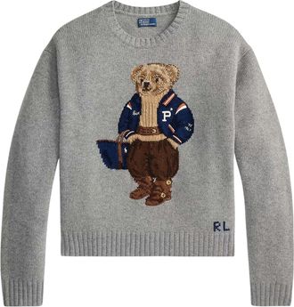 Polo Ralph Lauren Grey Relaxed Knit Sweater