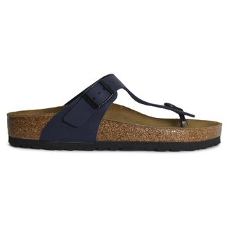 Birkenstock Gizeh Birko-Flor Womens Toe Post Sandals - Blue - Size:UK 6-6.5