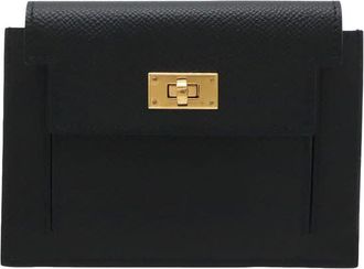 Herm&egrave;s Pre-owned Hermes Epsom Kelly Pocket Compact Wallet Ladies J6VQFFJYNFLPEHNM