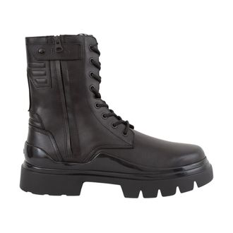 HUGO BOSS Schoenen, Heren, Zwart, 41 EU, Leer, Chanan Veterlaarzen