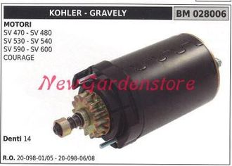Kohler Kohler Sv 470 Motor De Arranque Tractor De C&eacute;sped Cortac&eacute;sped 028006