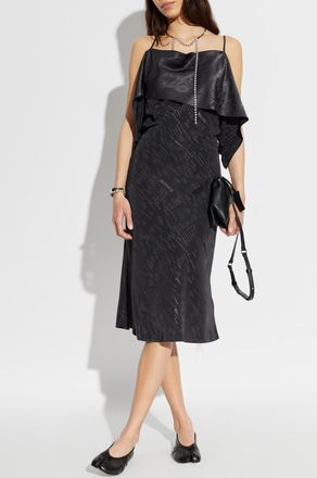 Maison Margiela Off-shoulder Dress, Womens, Black