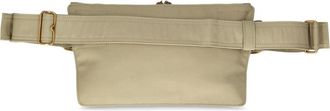 Burberry Mens Trench Gabardine Logo Belt Bag Green Textile