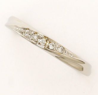 C&A White Gold White Gold (10K) Band Ring (Pre-Owned)
