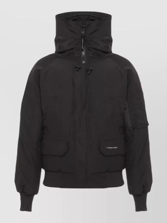 Canada Goose padded hooded bomber jacket