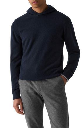 Greyson Koko Wool Cashmere Blend Hoodie in Maltese Blue at Nordstrom, Size Xx-Large