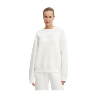Guess Dames, Sweatshirts & Hoodies, Wit, Maat: XL Viscose