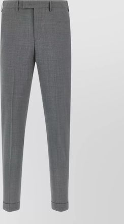 Pantaloni Torino master tailored trousers front crease belt loops